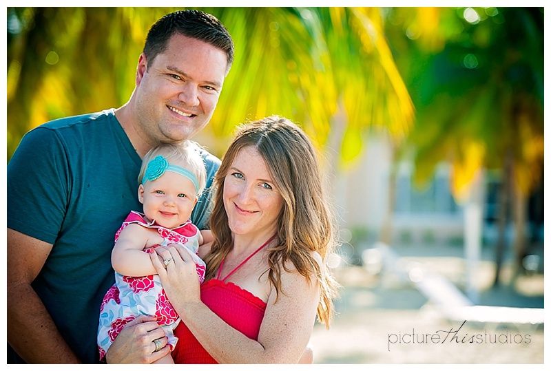 family beach