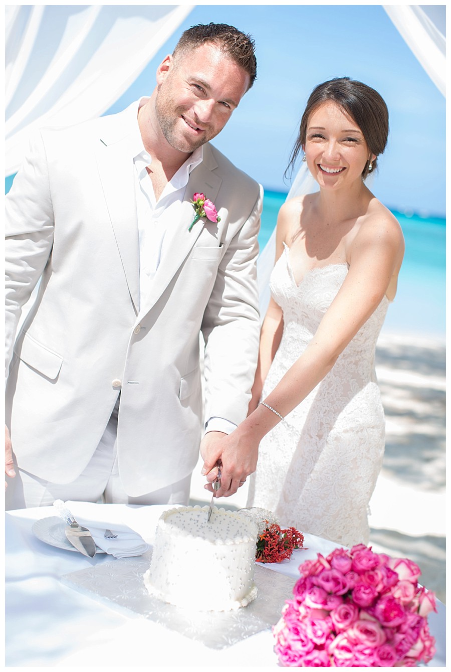 Cayman Wedding Newlyweds
