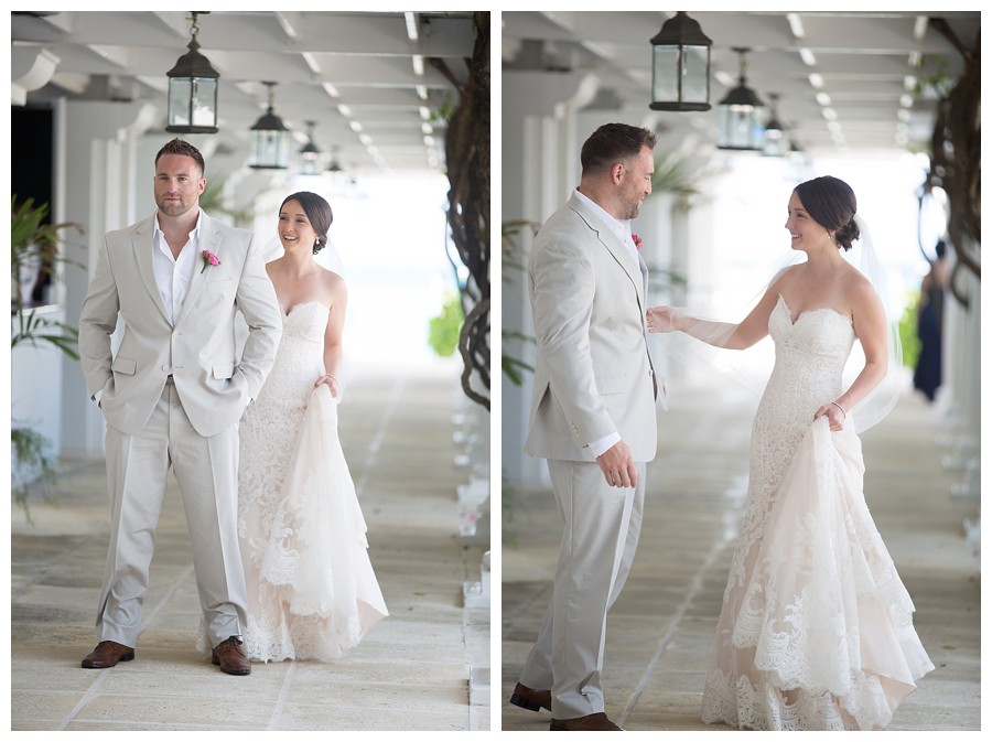 Grand Cayman Wedding First Look