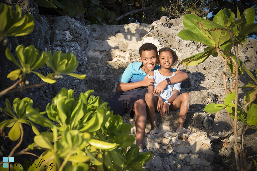 Family Beach Portraits in Grand Cayman with photographer Heather Holt Photography from Picture This Studios. 