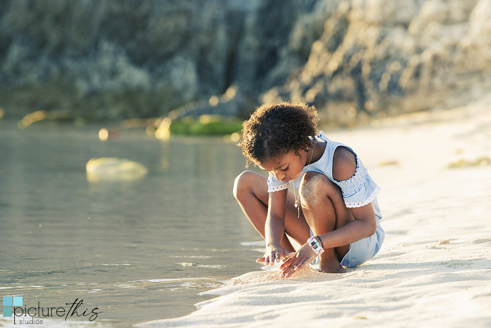 Family Beach Portraits in Grand Cayman with photographer Heather Holt Photography from Picture This Studios. 