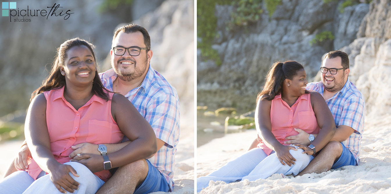 Family Beach Portraits in Grand Cayman with photographer Heather Holt Photography from Picture This Studios. 