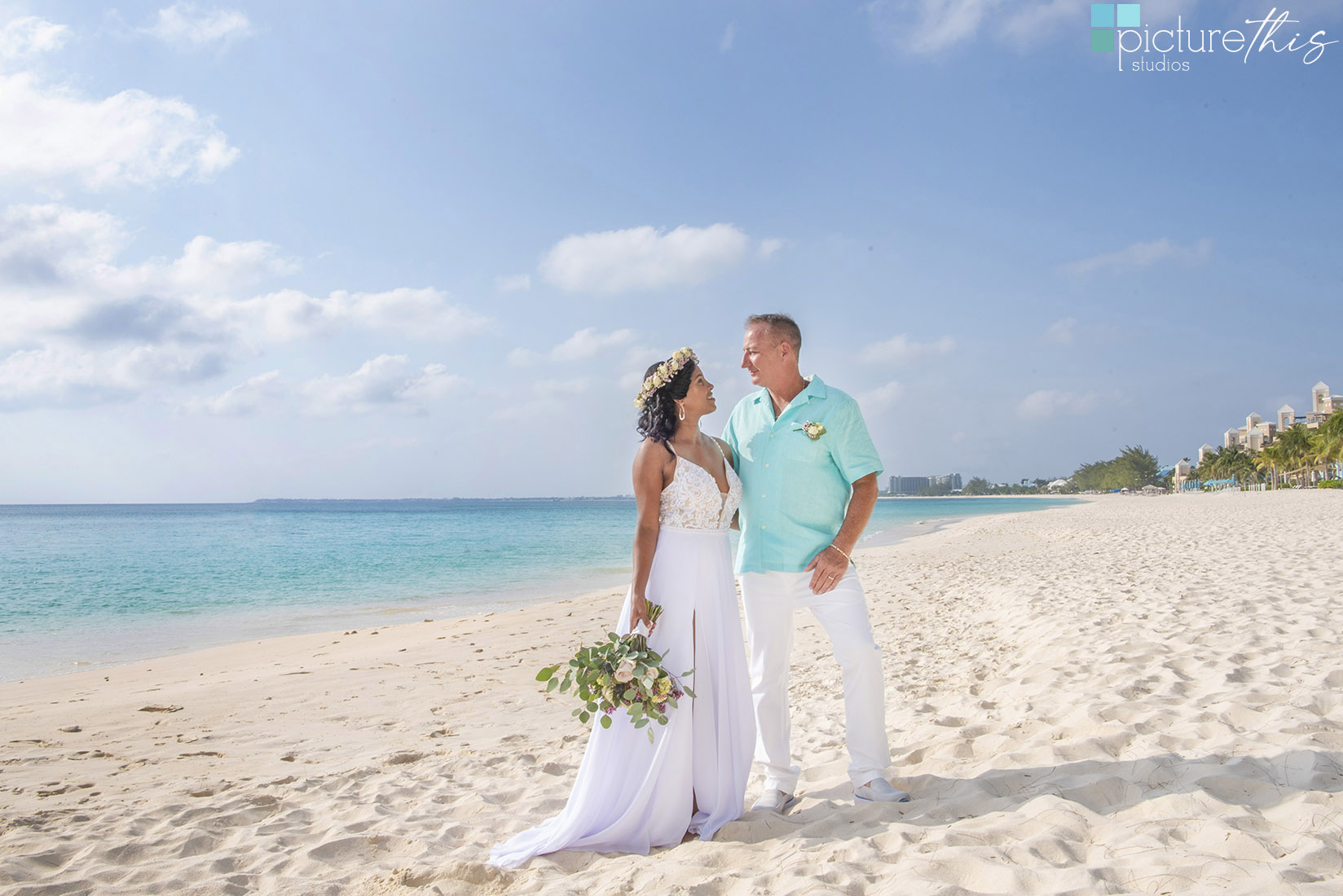 Picture This Studios and Heather Holt Photography captured this beautiful Cayman Islands Wedding held at the Meridian.