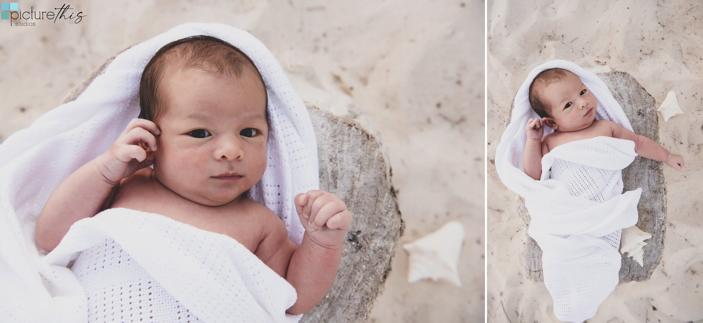 Baby Nolan’s first trip to the beach to do his newborn photos done. He was a perfect baby and Heather Holt Photography with Picture This Studios had a beautiful sunset at Spotts Beach on Grand Cayman.