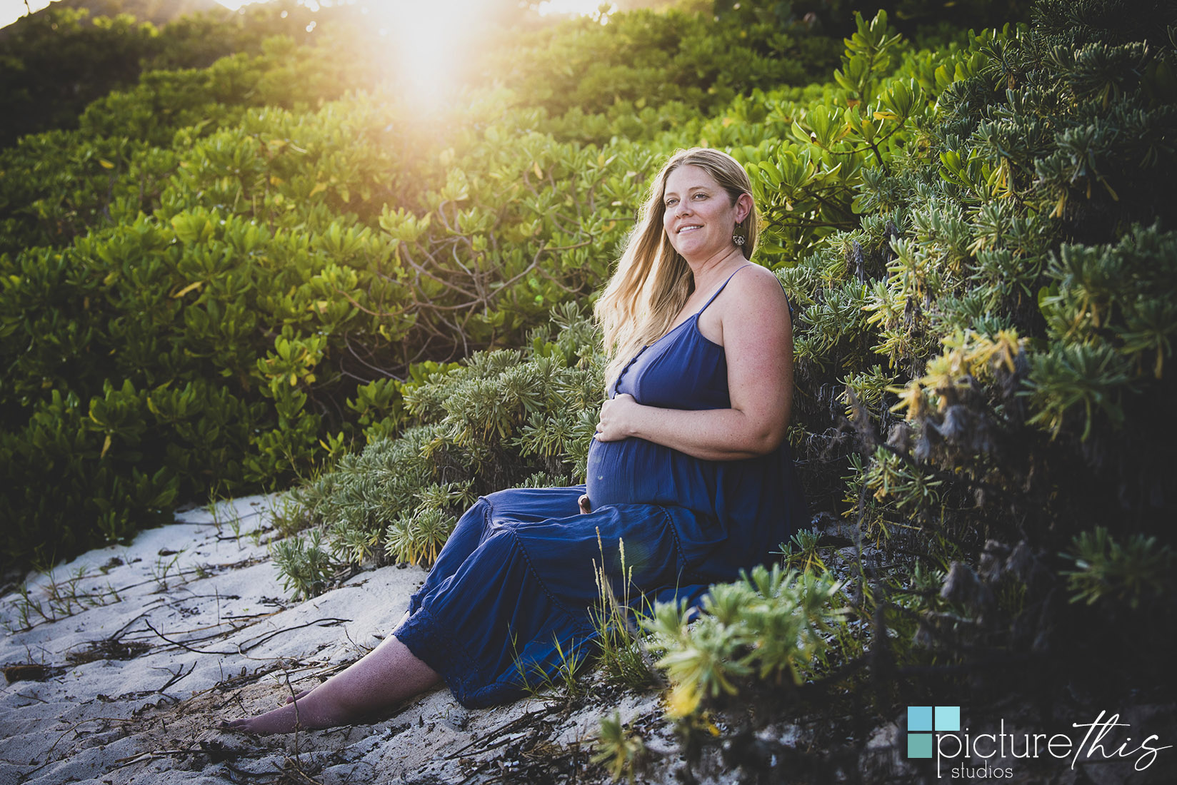 This beautiful couple did their pregnancy portraits in the paradise of Grand Cayman, Cayman Islands with Heather Holt Photography with Picture This Studios.